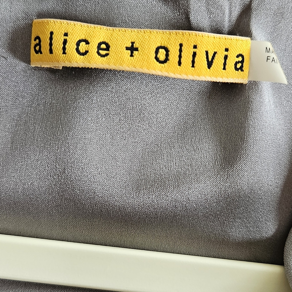 Alice + Olivia Gray Mini Dress